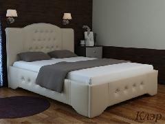 мягкая кровать с высоким спальным местом