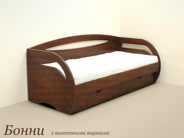 Подростковая кровать-диванчик с ящиками