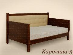 Деревянная диван кровать на ножках