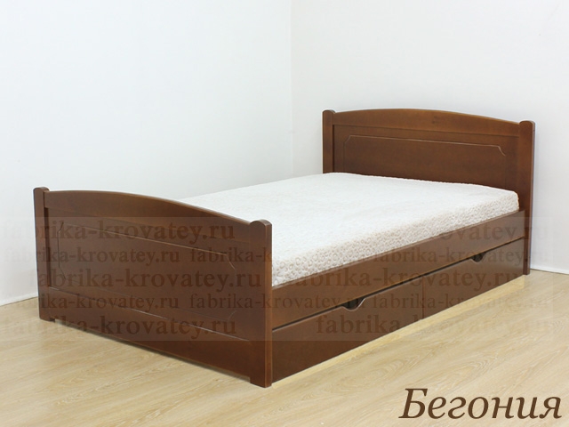 деревянная недорогая кровать
