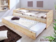 деревянная двухместная кровать