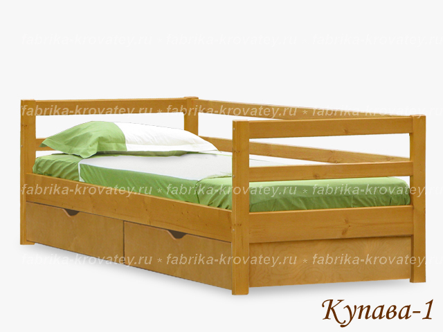 Кровати с бортиком различных вариантов представлены в интернет магазине «Фабрика кроватей». 